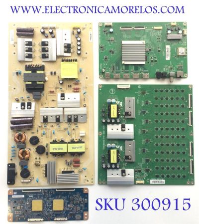 KIT DE TARJETAS PARA TV VIZIO / MAIN XLCB02K027 / 715GB761-M0B-B00-005Y / KSA650007 / FUENTE ADTVK1828AA8 / 715GB894-P01-000-003S / T-CON 5565T55C31 / 55.65T55.C31 / 75T05-C03 / LED DRIVER LNTVKI12ZXAF9 / 715GB825-P01-000-004Y / MODELO P65Q9-J01 LTYWHK